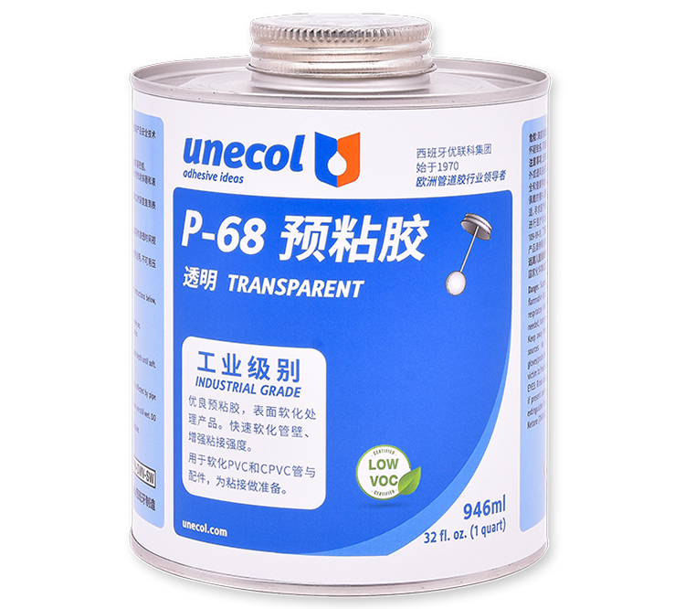 優(yōu)聯(lián)科unecol P-68預粘膠 P68 透明